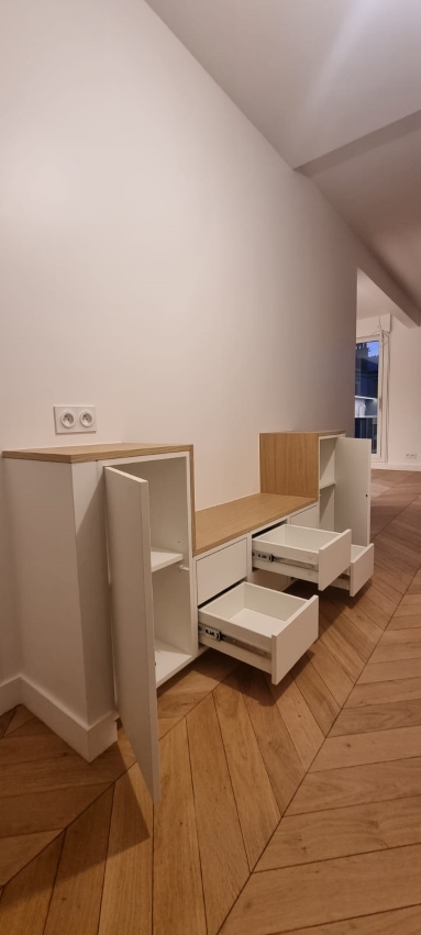 Menuiserie intérieure bois porte fenêtre Paris Île-de-France