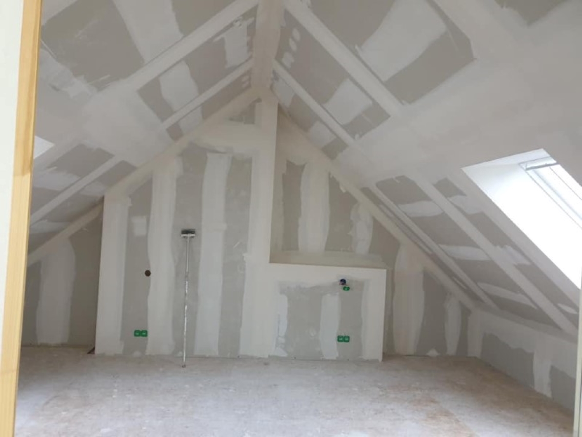 Pose placo cloison séparation appartement Paris